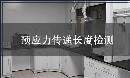 预应力传递长度检测