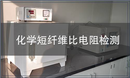 化学短纤维比电阻检测