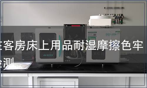 内在客房床上用品耐湿摩擦色牢度检测