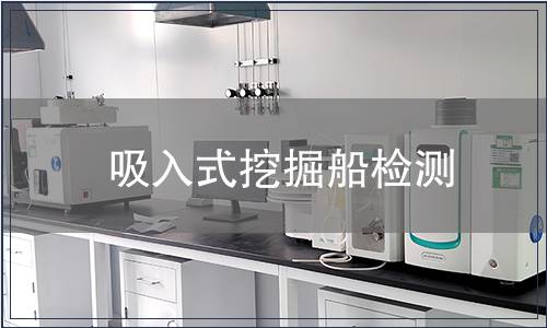 吸入式挖掘船检测