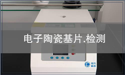 电子陶瓷基片.检测