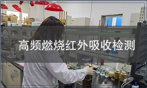 高频燃烧红外吸收检测