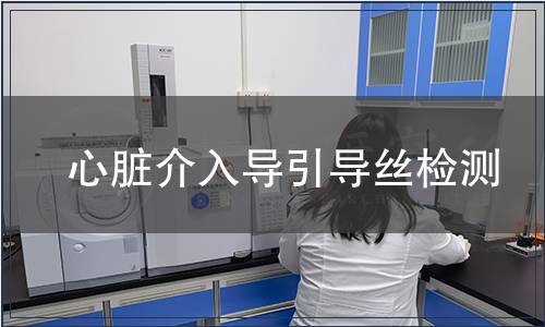 心脏介入导引导丝检测