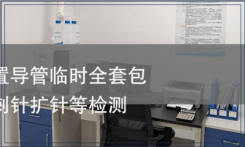 血透用双腔留置导管临时全套包括导引钢丝穿刺针扩针等检测