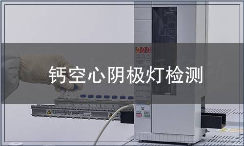 钙空心阴极灯检测