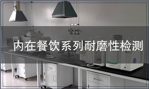 内在餐饮系列耐磨性检测