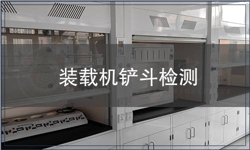 装载机铲斗检测