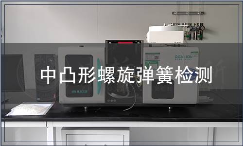 中凸形螺旋弹簧检测