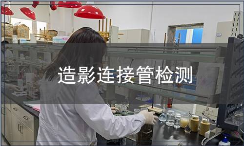 造影连接管检测