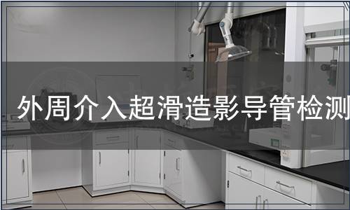 外周介入超滑造影导管检测