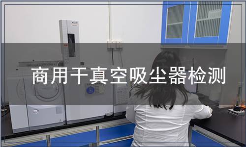 商用干真空吸尘器检测