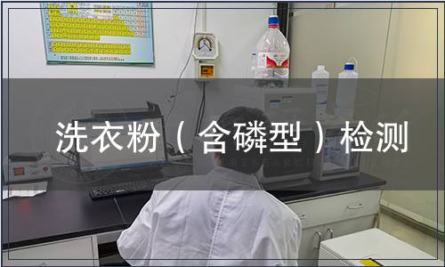 洗衣粉（含磷型）检测