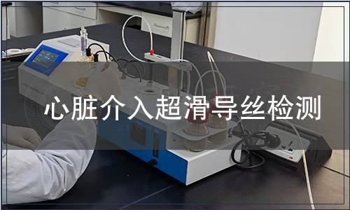 心脏介入超滑导丝检测