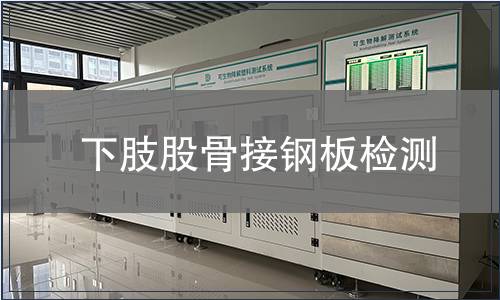 下肢股骨接钢板检测