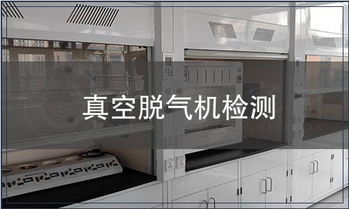 真空脱气机检测