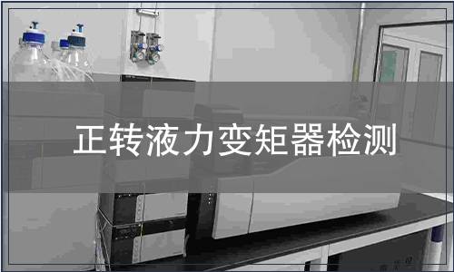 正转液力变矩器检测