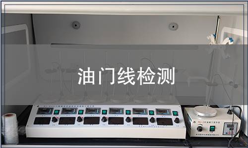 油门线检测