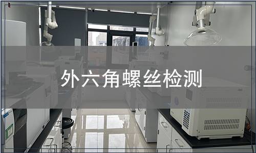 外六角螺丝检测