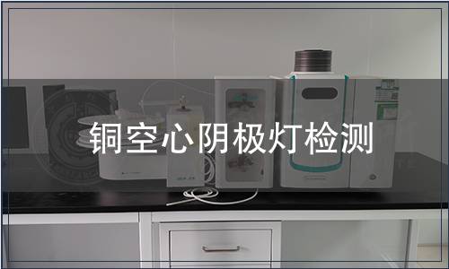 铜空心阴极灯检测