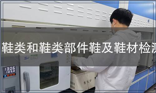 鞋类和鞋类部件鞋及鞋材检测
