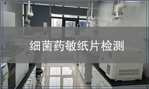 细菌药敏纸片检测