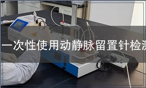 一次性使用动静脉留置针检测
