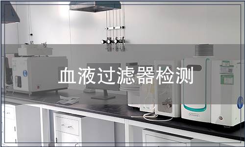 血液过滤器检测