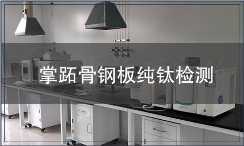 掌跖骨钢板纯钛检测