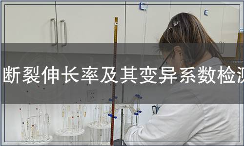 断裂伸长率及其变异系数检测