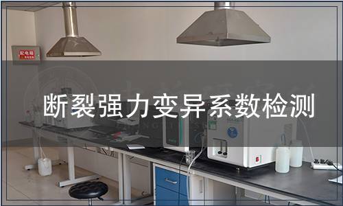 断裂强力变异系数检测