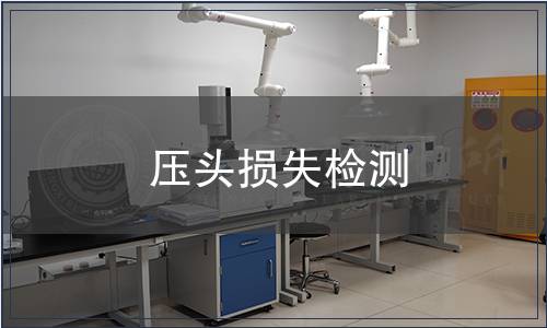 压头损失检测