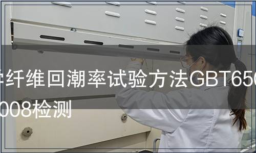 化学纤维回潮率试验方法GBT6503-2008检测