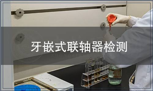 牙嵌式联轴器检测