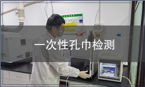 一次性孔巾检测