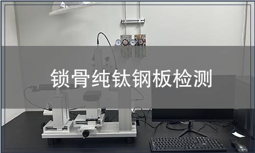 锁骨纯钛钢板检测