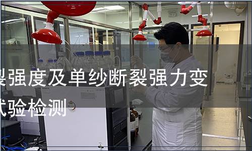 单纱断裂强度及单纱断裂强力变异系数试验检测