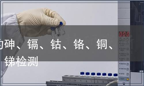 可溶出的砷、镉、钴、铬、铜、镍、铅、锑检测