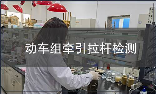 动车组牵引拉杆检测