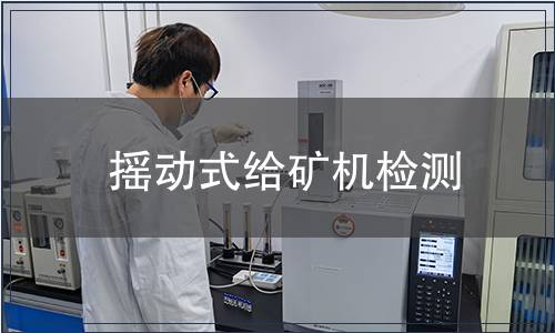 摇动式给矿机检测