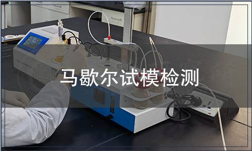 马歇尔试模检测