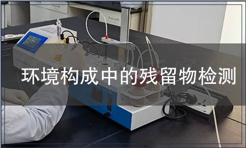 环境构成中的残留物检测