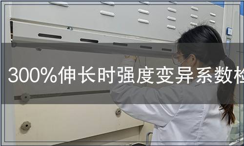300%伸长时强度变异系数检测