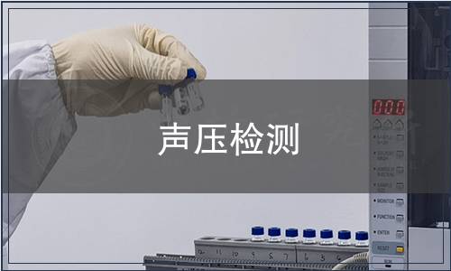 声压检测