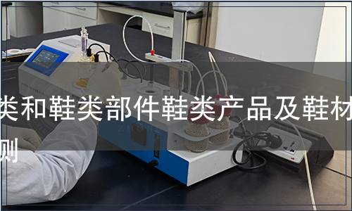 鞋类和鞋类部件鞋类产品及鞋材检测