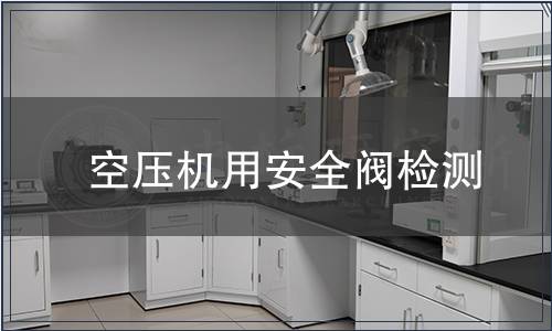 空压机用安全阀检测