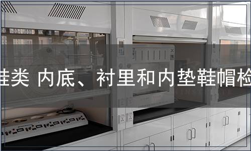 鞋类 内底、衬里和内垫鞋帽检测
