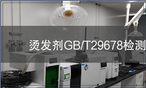 烫发剂GB/T29678检测