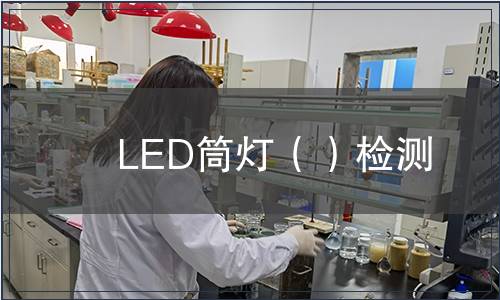 LED筒灯（）检测