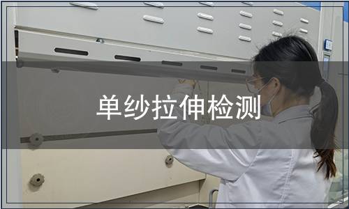 单纱拉伸检测