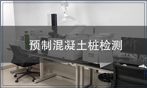 预制混凝土桩检测